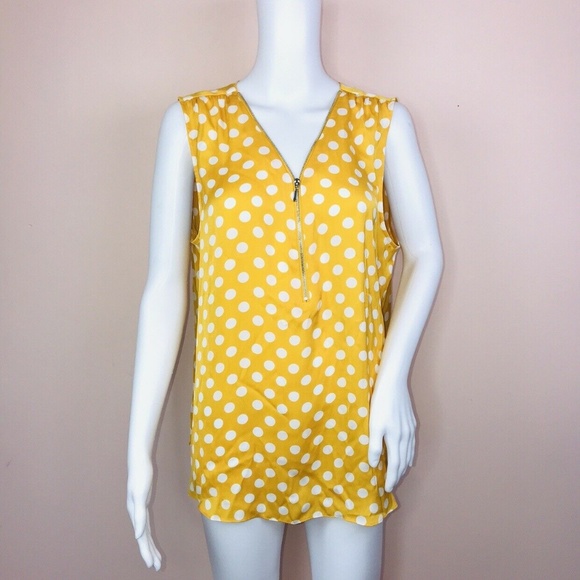 INC International Concepts XL Top NEW Yellow Ivory - Picture 1 of 4
